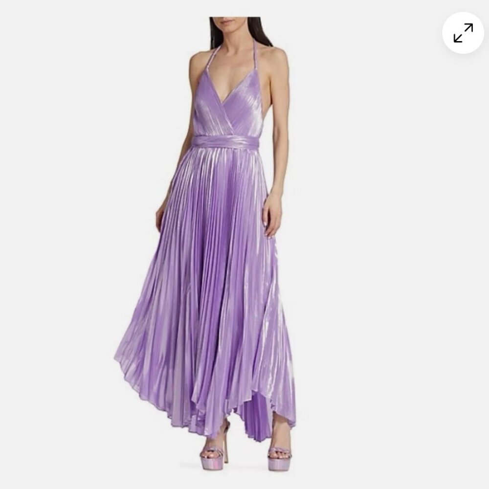 Alice And Olivia Arista Lam Halterneck Gown
